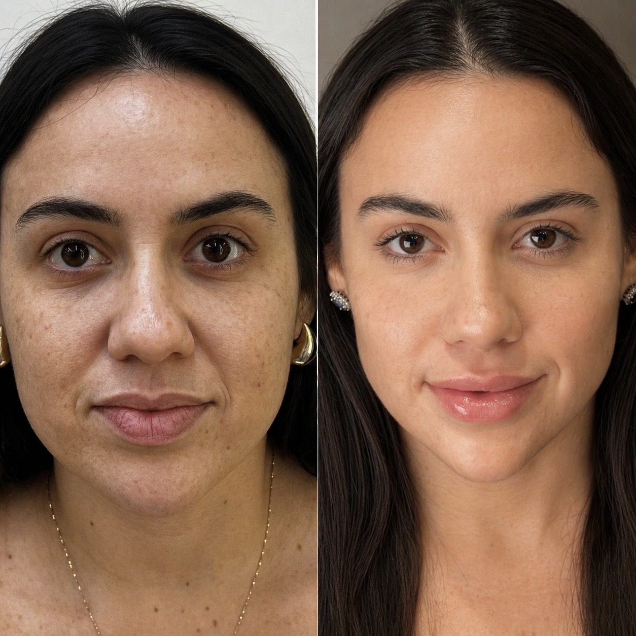 Antes e depois — Harmonização Personalizada
